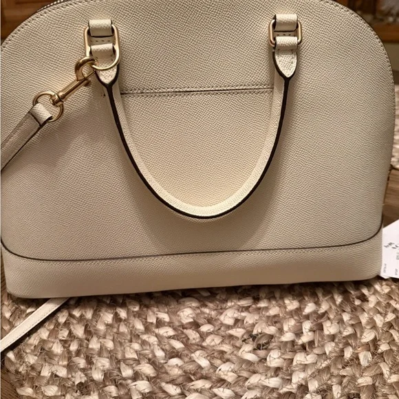 Coach Cream Satchel Bag - Picture 4 of 8